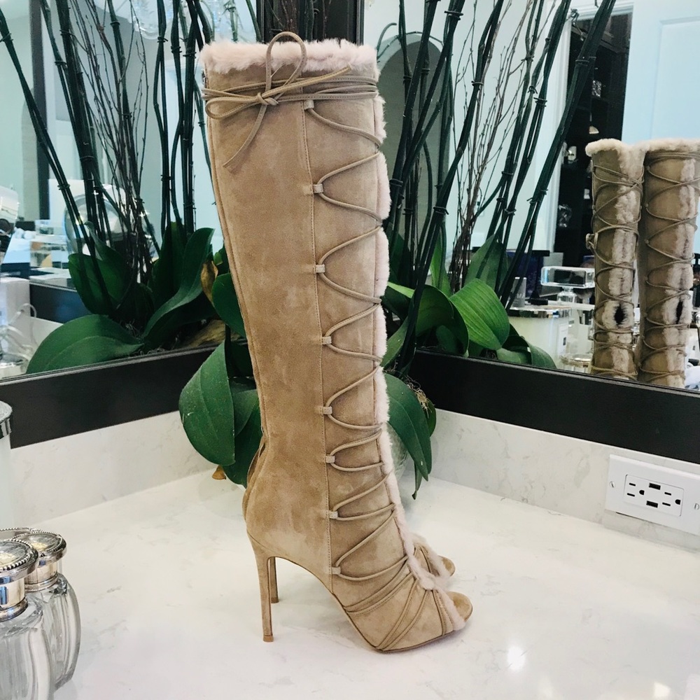 GIANVITO ROSSI SUEDE BOOTS